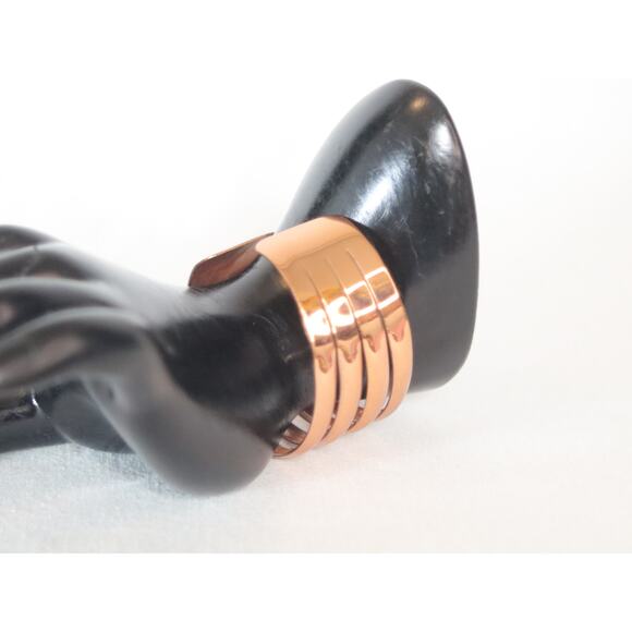 Chunky Copper Cuff Bracelet - Picture 8 of 8